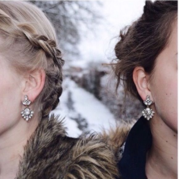 Crystal Drop Earrings - Picture 5 of 7